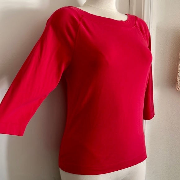 High Sierra~2~Casual Tops / Red & Chartreuse - Picture 4 of 14